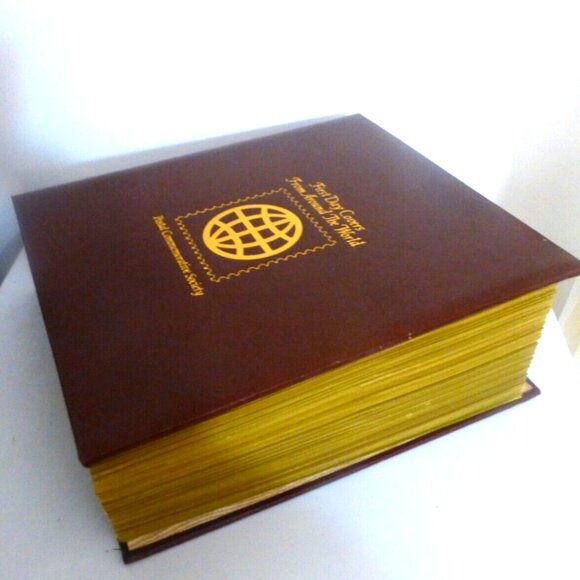 First Day Covers From Around The World STAMP ALBUM Old Stamp Collection Book - Picture 16 of 16